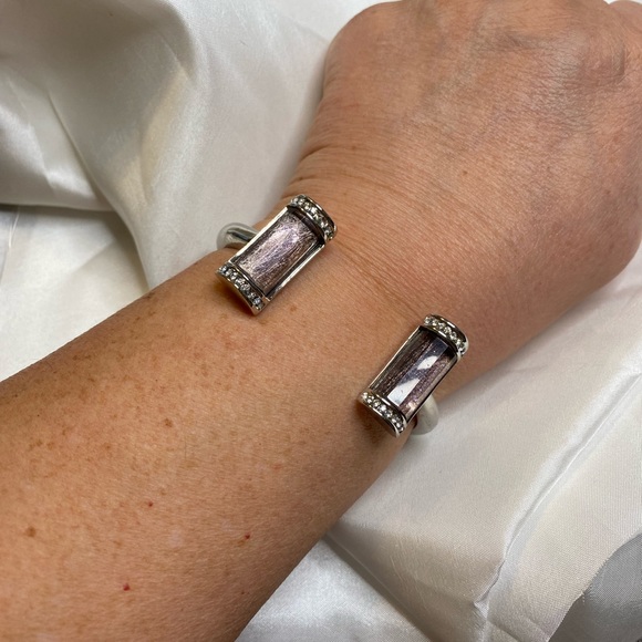 Amethyst Open Bracelet - Picture 9 of 14